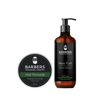 Помада для волос Modeling Hair Pomade Medium Hold + Шампунь для мужчин тонизирующий New York Barbers 945692 фото