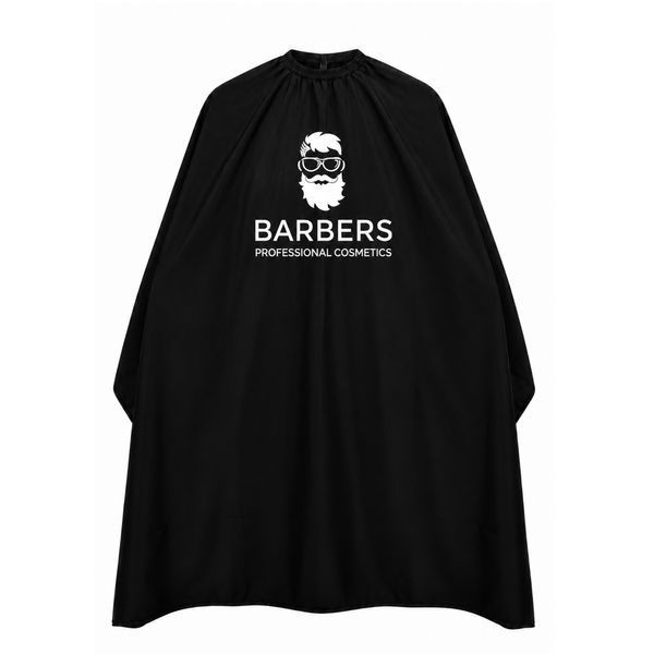 Професійний пеньюар для барберів та перукарів Barbers Black 4823109414266 фото