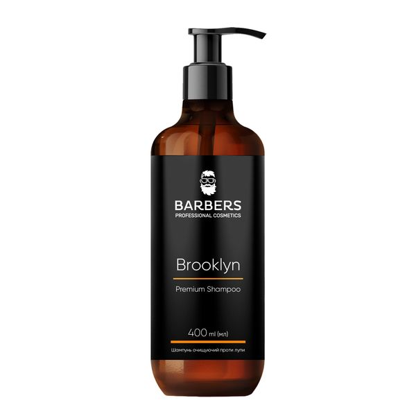 Шампунь для мужчин против перхоти Barbers Brooklyn 400 мл 4823109403178 фото