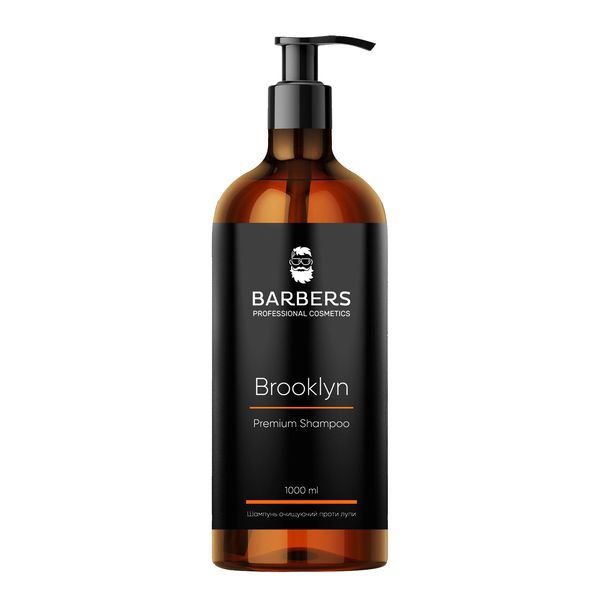 Шампунь для чоловіків проти лупи Barbers Brooklyn 1000 мл 4823109403185 фото