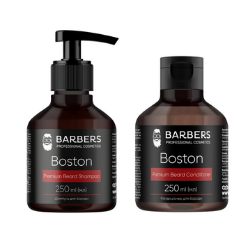 Комплекс для щоденного догляду за бородою Barbers Boston 2100000019854 фото