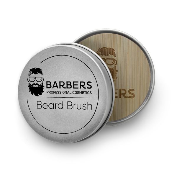 Щітка для бороди Barbers Round Beard Brush 4823109407404 фото