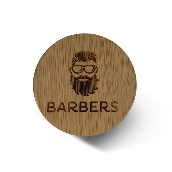 Щітка для бороди Barbers Round Beard Brush 4823109407404 фото