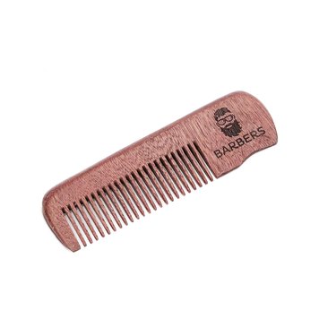 Гребінець для бороди і вусів Barbers Beard Comb 4823109404014 фото