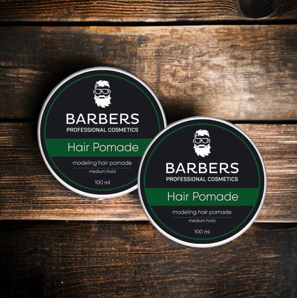 Помада для волос Barbers Modeling Hair Pomade Medium Hold 100 мл 4823109403062 фото