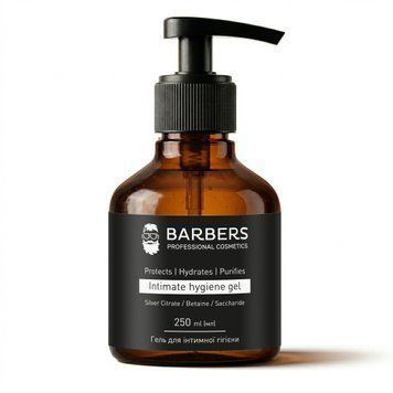 Гель для інтимної гігієни для чоловіків Barbers 250 мл 4823109414488 фото